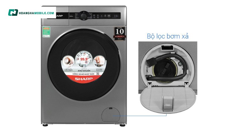 Máy giặt Sharp lồng ngang Máy giặt Sharp lồng ngang