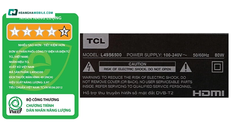 Các sản phẩm tivi TCL cũng được đánh giá cao về khả năng tiết kiệm năng lượng Các sản phẩm tivi TCL cũng được đánh giá cao về khả năng tiết kiệm năng lượng