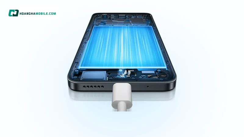 Xiaomi Redmi 13 một lần nữa dẫn điểm với viên pin 5030mAh, cao hơn một chút so với 5000mAh trên Redmi 12 Xiaomi Redmi 13 một lần nữa dẫn điểm với viên pin 5030mAh, cao hơn một chút so với 5000mAh trên Redmi 12