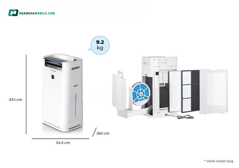 Lọc không khí và diệt khuẩn vượt trội. Lọc không khí và diệt khuẩn vượt trội.