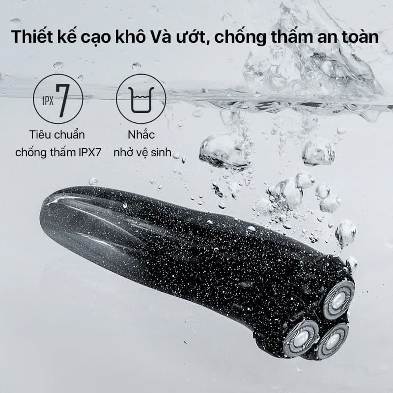 Máy cạo râu Enchen BlackStone 3 có thiết kế chống thấm an toàn