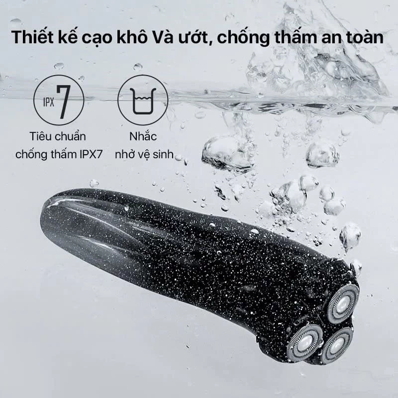 Máy cạo râu Enchen BlackStone 3 có thiết kế chống thấm an toàn Máy cạo râu Enchen BlackStone 3 có thiết kế chống thấm an toàn