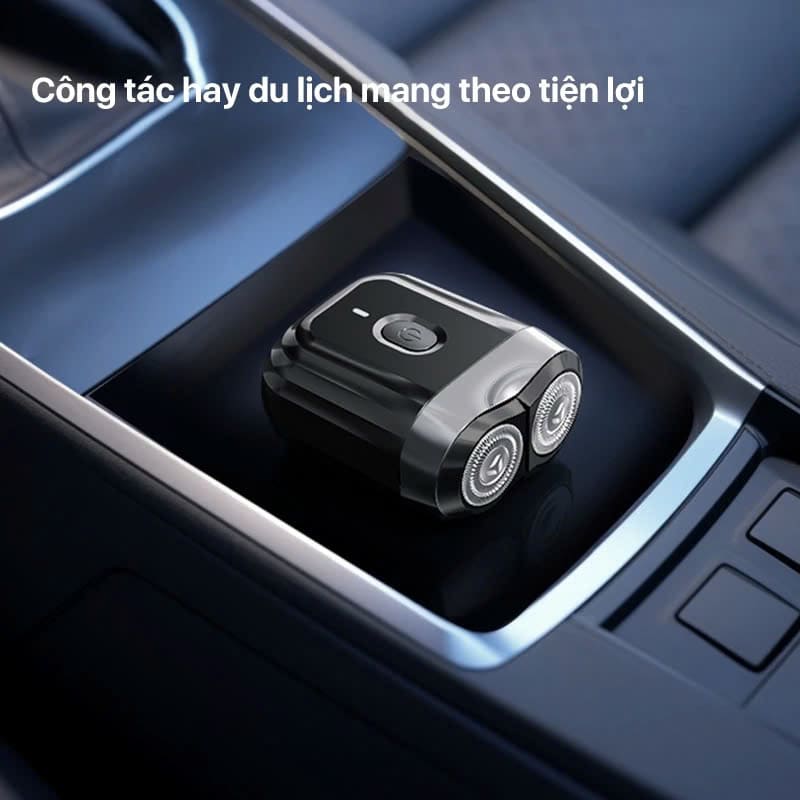 Thiết kế nhỏ gọn, dễ dàng mang theo mọi nơi của máy cạo râu Enchen Mini 6