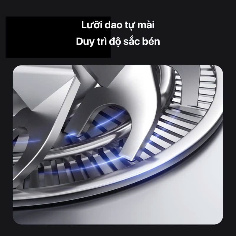 Lưỡi dao tự mài sắc bén của máy cạo râu Enchen Mini 6