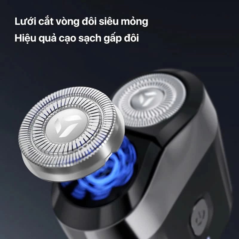Lưới cắt vòng đôi siêu mỏng của máy cạo râu Enchen Mini 6 Lưới cắt vòng đôi siêu mỏng của máy cạo râu Enchen Mini 6