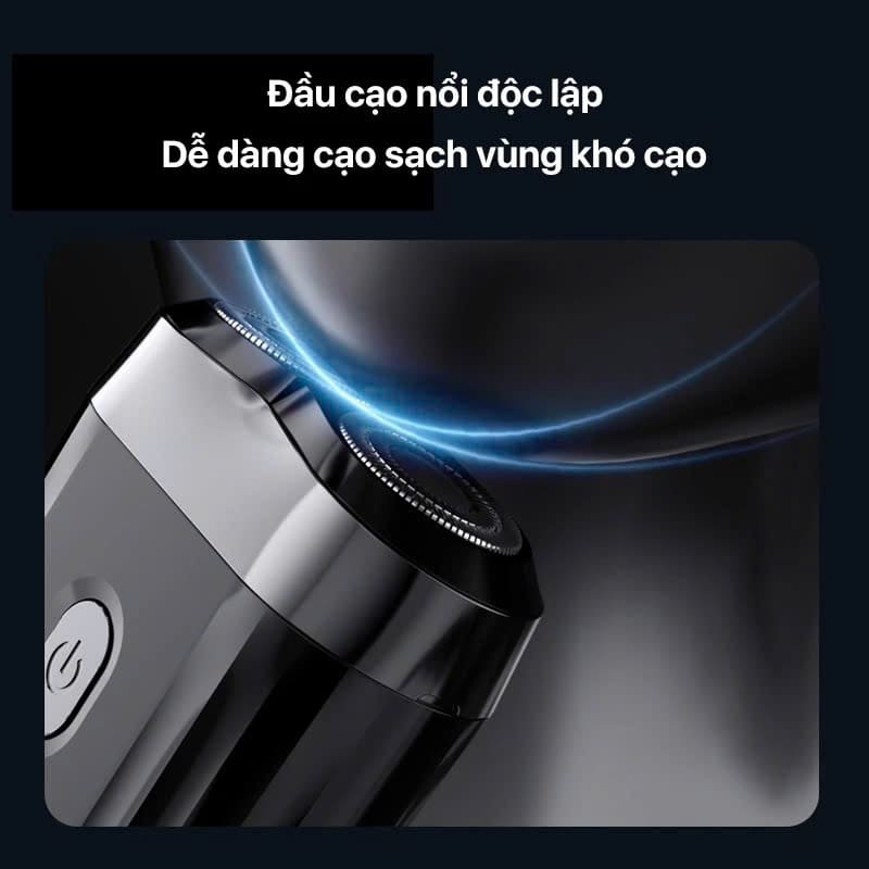 Đầu cạo nổi linh hoạt của máy cạo râu Enchen Mini 6