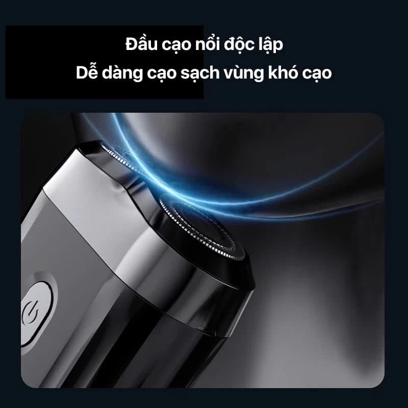 Đầu cạo nổi linh hoạt của máy cạo râu Enchen Mini 6 Đầu cạo nổi linh hoạt của máy cạo râu Enchen Mini 6