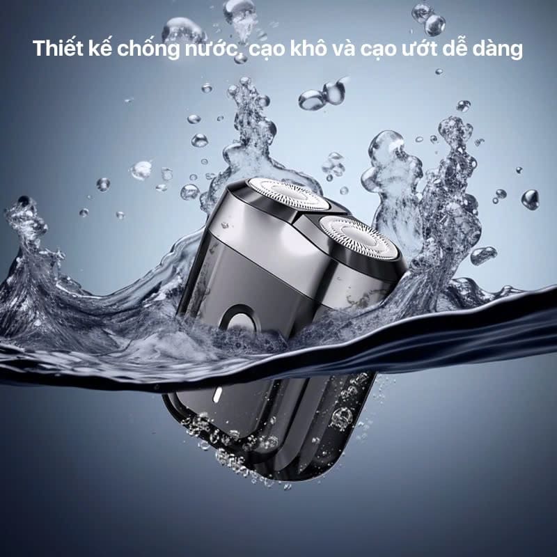 Máy cạo râu Enchen Mini 6 chống nước, cạo khô và ướt linh hoạt