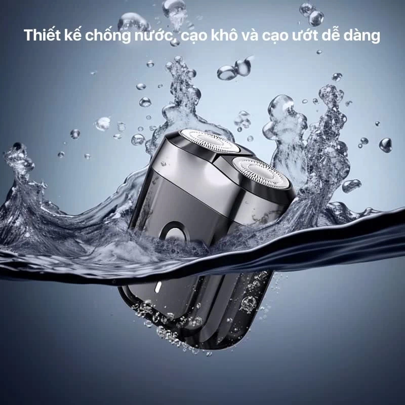 Máy cạo râu Enchen Mini 6 chống nước, cạo khô và ướt linh hoạt Máy cạo râu Enchen Mini 6 chống nước, cạo khô và ướt linh hoạt