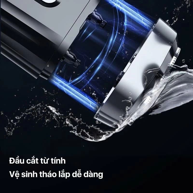 Máy cạo râu Enchen Mini 6 có thể vệ sinh, tháo lắp dễ dàng Máy cạo râu Enchen Mini 6 có thể vệ sinh, tháo lắp dễ dàng