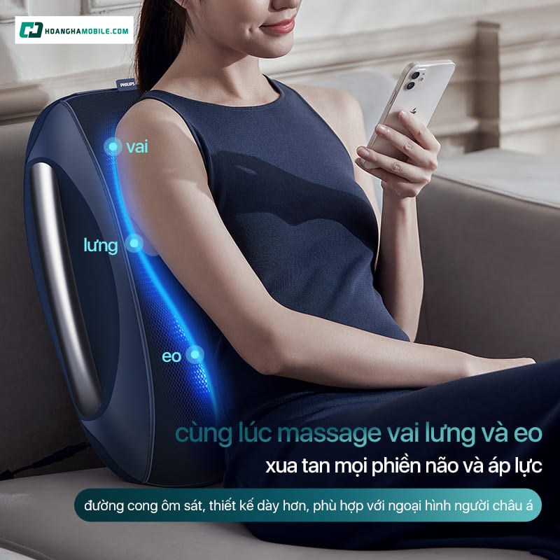 Massage toàn bộ vùng lưng và eo. Massage toàn bộ vùng lưng và eo.