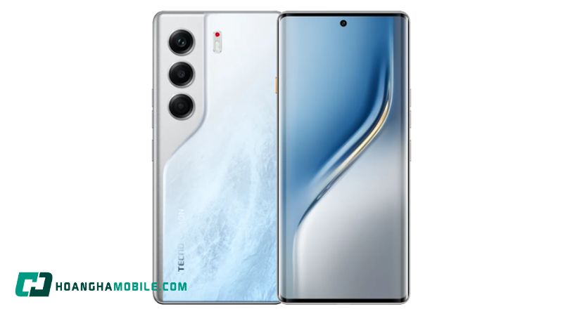 Mẫu điện thoại TECNO CAMON 40 Pro sở hữu thiết kế tinh tế với sự kết hợp giữa kính và nhựa cao cấp