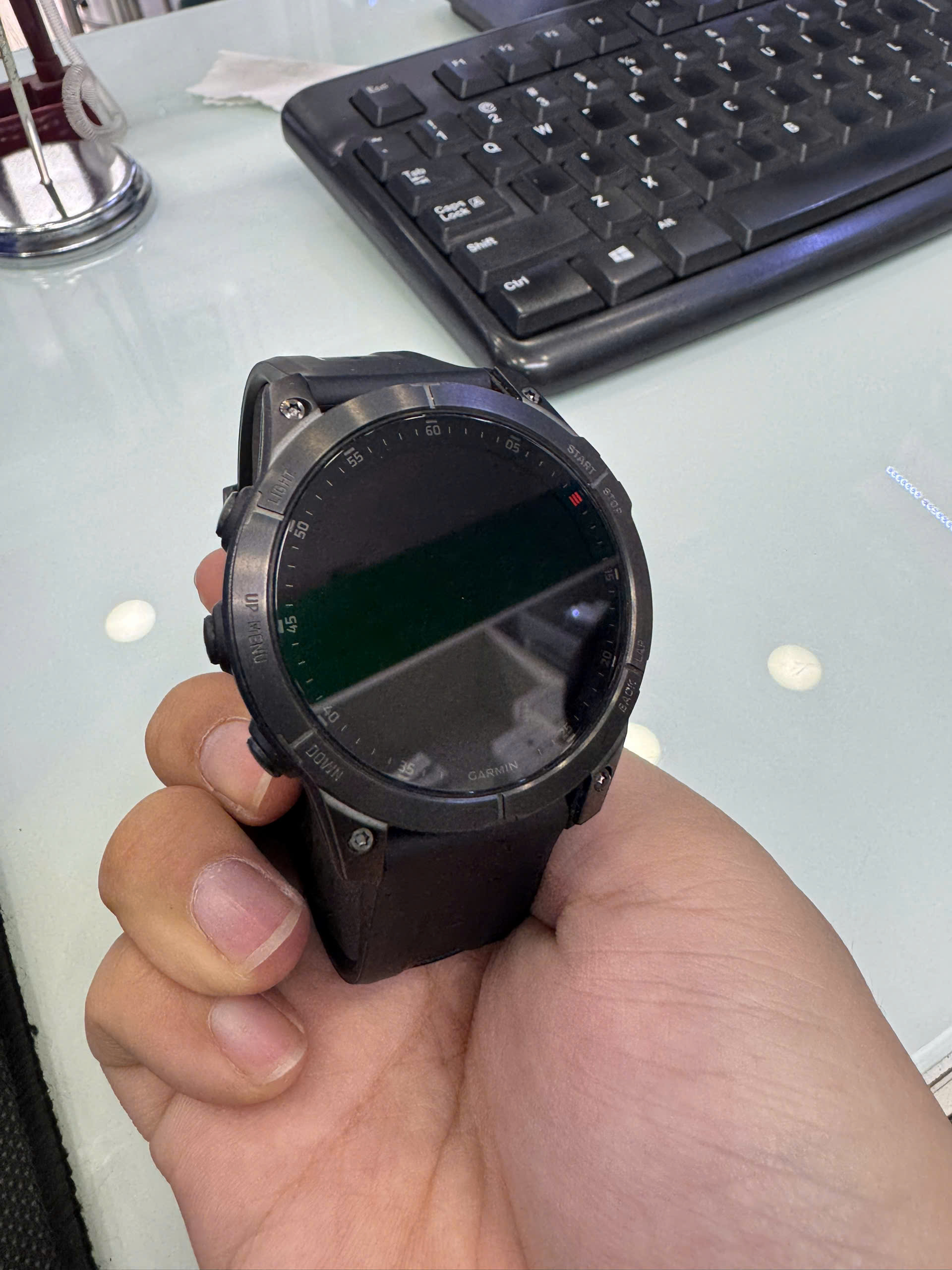 Đồng hồ Garmin Epix Gen 2, Back,Gray Carbon DLC Titanium TBH