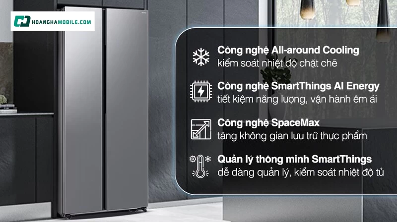 Công nghệ làm lạnh all round cooling. Công nghệ làm lạnh all round cooling.