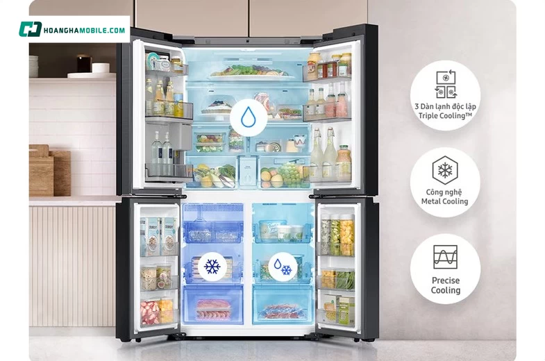 Hệ thống mà lạnh Triple Cooling. Hệ thống mà lạnh Triple Cooling.