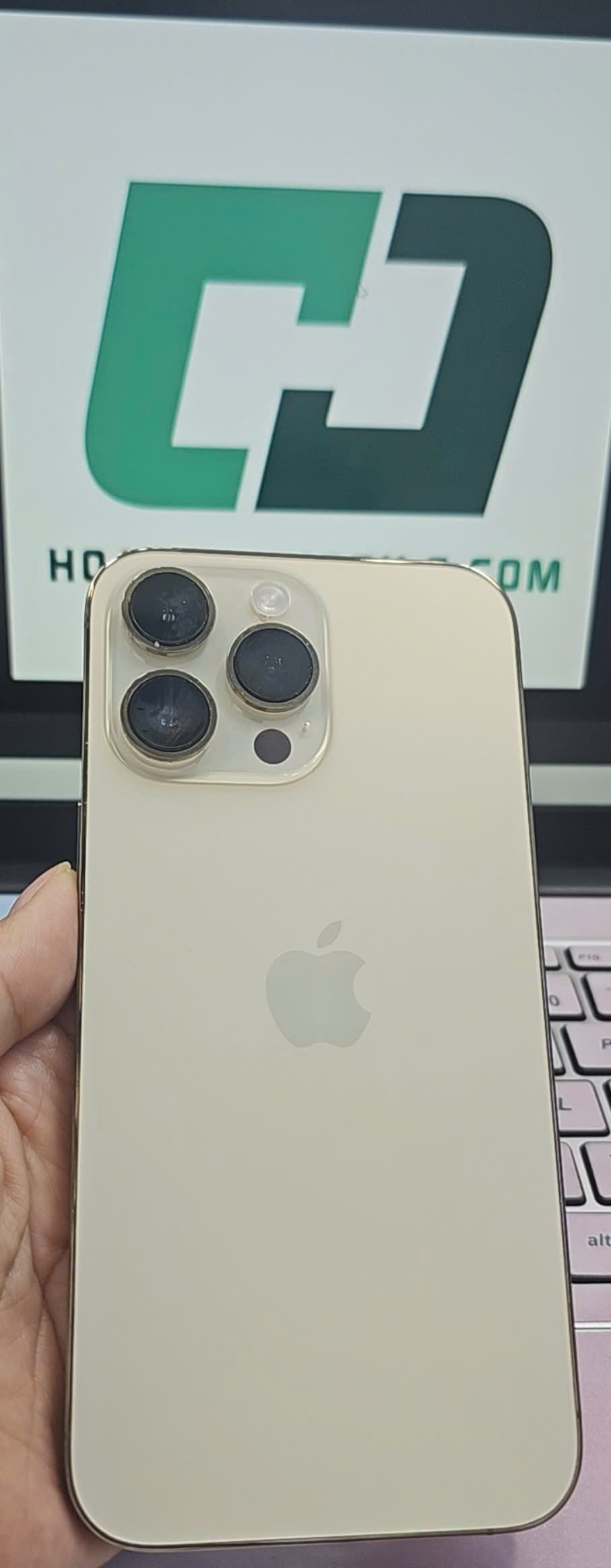 ĐTDĐ Apple iPhone 14 Pro Max 128GB Gold_MQ9R3VN/A  -  Cũ