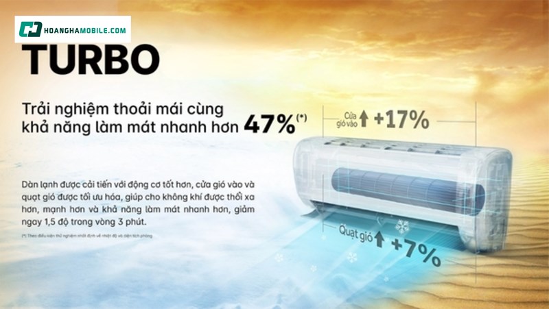 Động cơ mạnh mẽ với Turbo Cooling. Động cơ mạnh mẽ với Turbo Cooling.