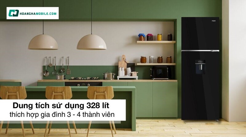 Dung tích sử dụng 328 lít. Dung tích sử dụng 328 lít.