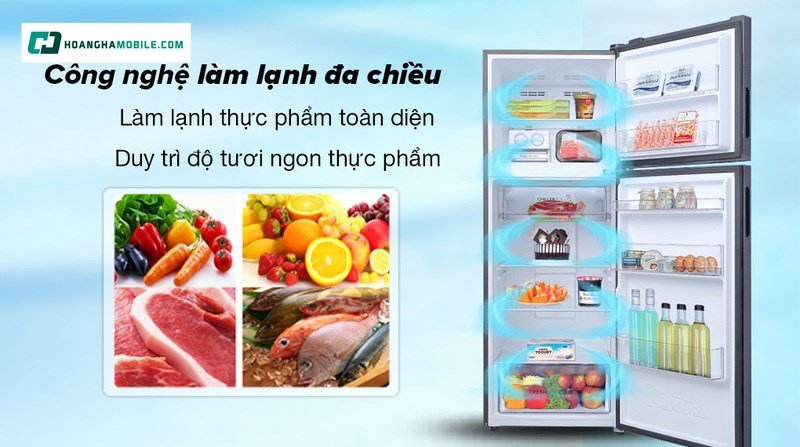 Bảo quản thực phẩm luôn tươi sống tự nhiên.