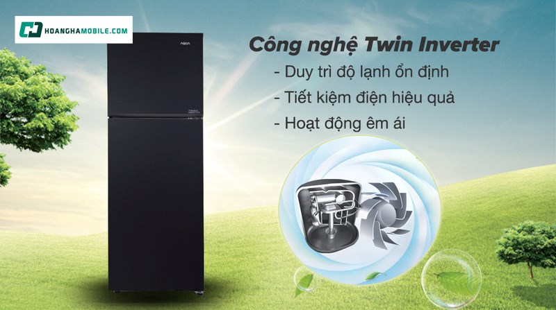 Tối ưu điện năng sử dụng Twin Inverter.