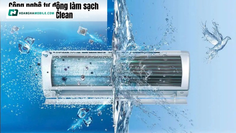 Tự động làm sạch dàn lạnh. Tự động làm sạch dàn lạnh.