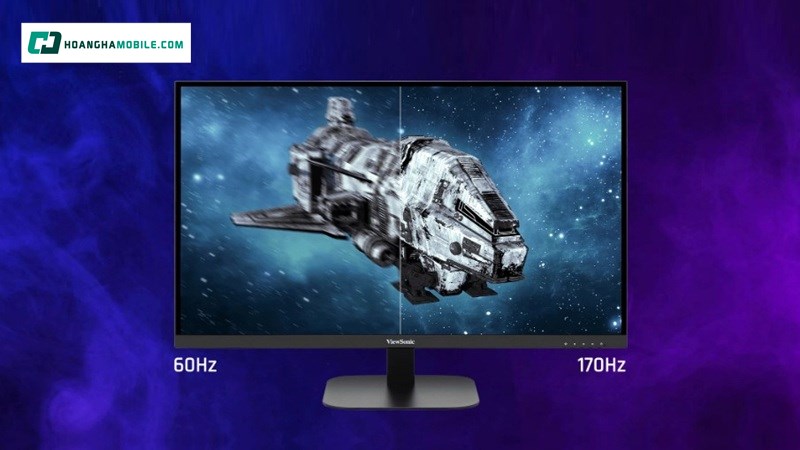 Chơi game mượt mà với tần số quét cao và thời gian phản hồi nhanh trên màn hình ViewSonic VX2457A-HD-PRO Chơi game mượt mà với tần số quét cao và thời gian phản hồi nhanh trên màn hình ViewSonic VX2457A-HD-PRO