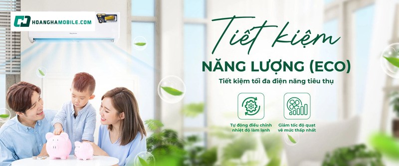 Tiết kiệm hiệu quả với chế độ Eco. Tiết kiệm hiệu quả với chế độ Eco.