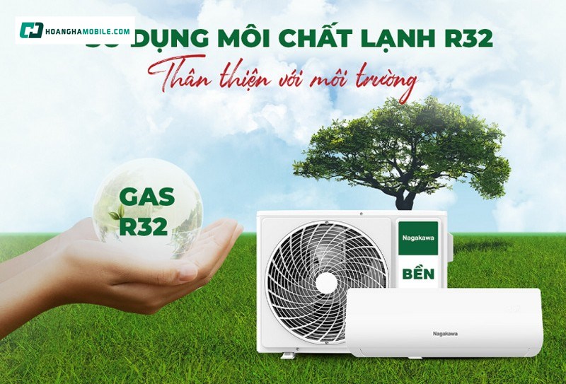 Sử dụng chất làm lạnh thân thiện.