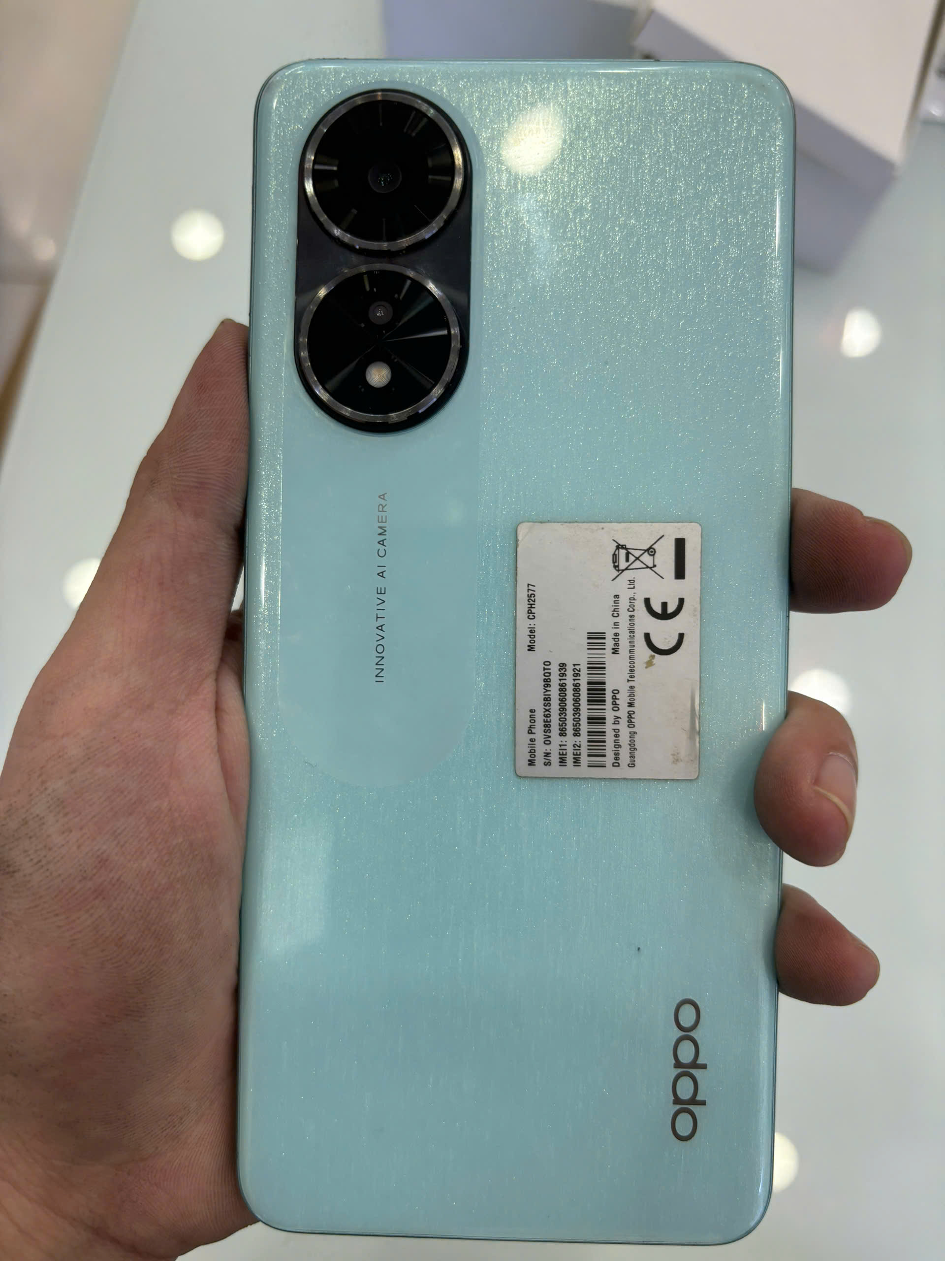 Điện thoại di động Oppo A58 6GB - CPH2577, TN (Xanh) - 865039060861939 - OPA58XZTN