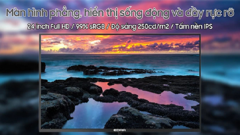 Màn hình EDRA EGM24F120PV là một lựa chọn tuyệt vời cho người dùng yêu cầu chất lượng hình ảnh sắc nét và hiệu năng ổn định với mức giá tốt Màn hình EDRA EGM24F120PV là một lựa chọn tuyệt vời cho người dùng yêu cầu chất lượng hình ảnh sắc nét và hiệu năng ổn định với mức giá tốt