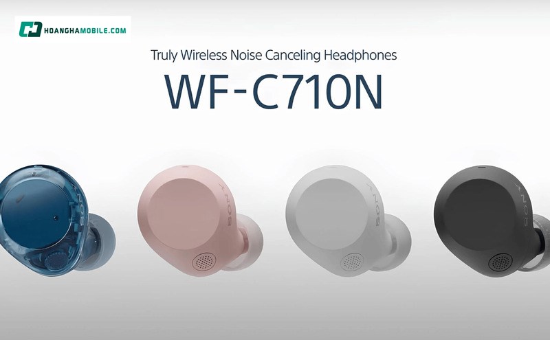 Thiết kế nhỏ gọn, tối ưu cho sự thoải mái dài lâu của tai nghe chống ồn không dây Sony WF-C710N Thiết kế nhỏ gọn, tối ưu cho sự thoải mái dài lâu của tai nghe chống ồn không dây Sony WF-C710N
