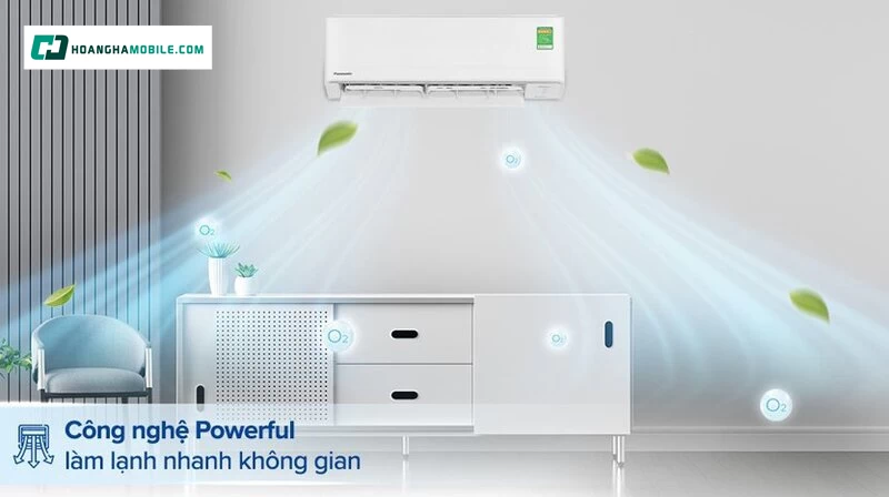 Chế độ làm lạnh nhanh Powerful Chế độ làm lạnh nhanh Powerful