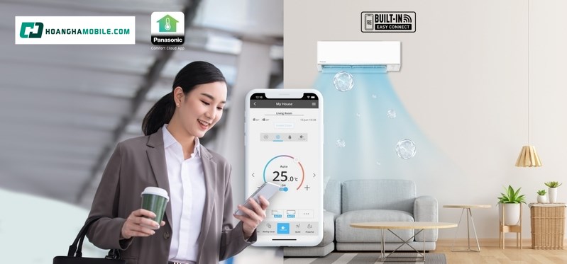 Điều khiển tiện lợi qua ứng dụng Comfort Cloud Điều khiển tiện lợi qua ứng dụng Comfort Cloud