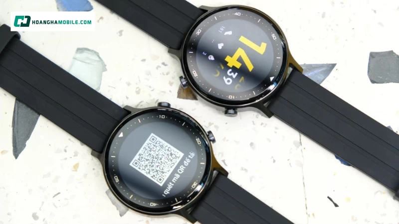 Đồng hồ realme với màn hình hiển thị chất lượng cao. Đồng hồ realme với màn hình hiển thị chất lượng cao.