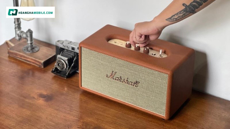 Loa Marshall có chất âm đậm chất analog. Loa Marshall có chất âm đậm chất analog.