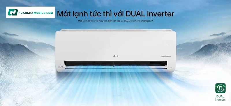Sở hữu công nghệ Inverter DUALCOOL. Sở hữu công nghệ Inverter DUALCOOL.