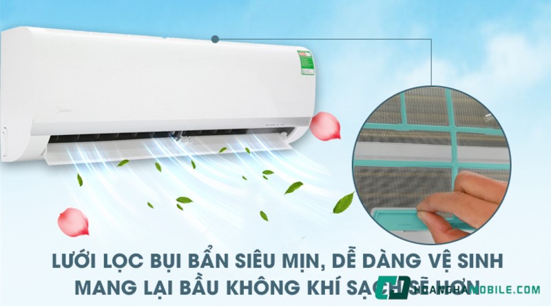 Giữ dàn lạnh luôn sạch sẽ với chế độ tự làm sạch Self Clean. Giữ dàn lạnh luôn sạch sẽ với chế độ tự làm sạch Self Clean.
