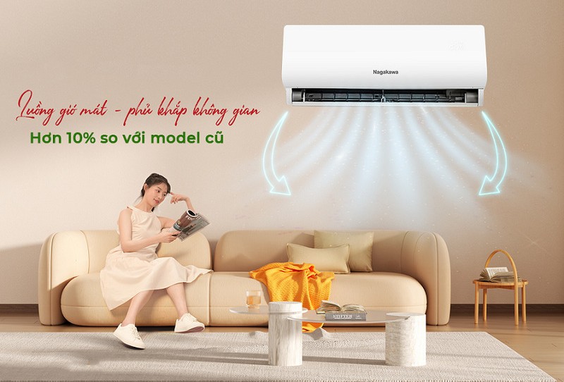 Làm mát hiệu quả không gian lớn. Làm mát hiệu quả không gian lớn.