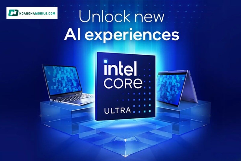 Hiệu năng ấn tượng nhờ vi xử lý Intel Core Ultra 5 mới.