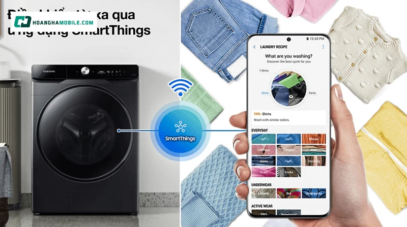Điều khiển qua SmartThings Điều khiển qua SmartThings