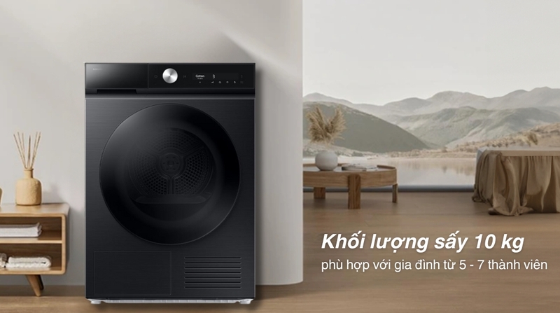 Khối lượng sấy 10 kg Khối lượng sấy 10 kg