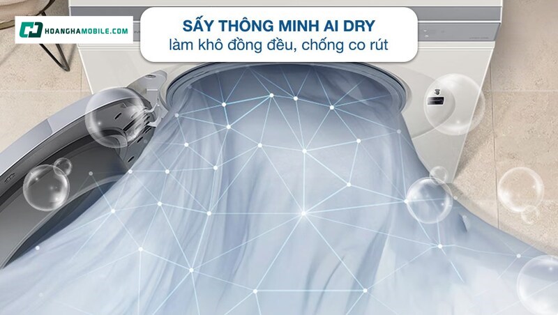 Công nghệ sấy thông minh AI Dry