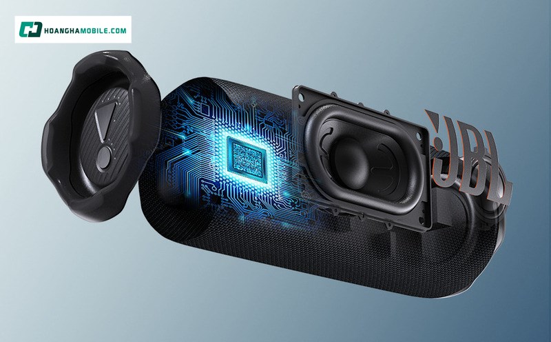 Hệ thống driver mạnh mẽ của loa Bluetooth JBL Flip 7 Hệ thống driver mạnh mẽ của loa Bluetooth JBL Flip 7