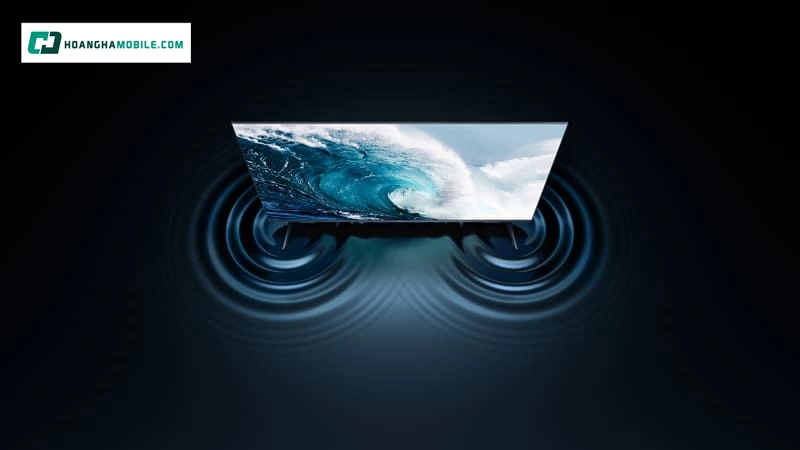 Xiaomi Google Tivi QLED A PRO 2026 L55MB-APSEA được trang bị hệ thống âm thanh kép 2 loa công suất 10W mỗi loa Xiaomi Google Tivi QLED A PRO 2026 L55MB-APSEA được trang bị hệ thống âm thanh kép 2 loa công suất 10W mỗi loa