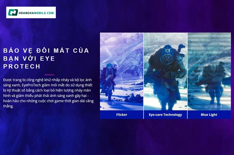 Màn hình gaming ViewSonic VX2758A-2K-PRO-4 được trang bị các công nghệ bảo vệ mắt hiện đại Màn hình gaming ViewSonic VX2758A-2K-PRO-4 được trang bị các công nghệ bảo vệ mắt hiện đại