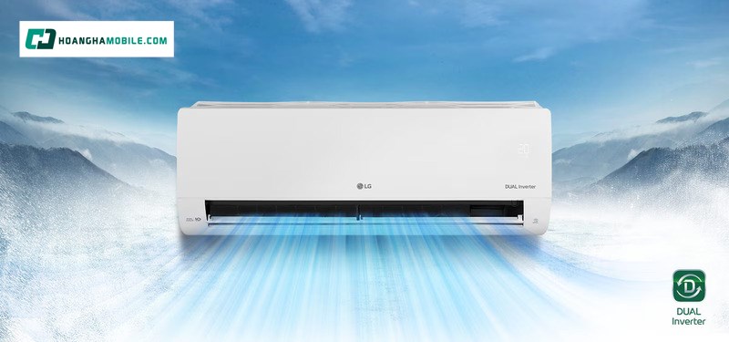 Điều hòa LG DUALCOOL Inverter 9.300 BTU (1 HP) IEC09M1