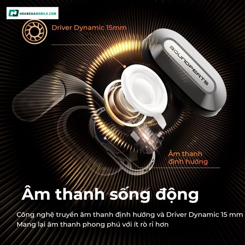 Trải nghiệm âm thanh định hướng mạnh mẽ và chân thực. Trải nghiệm âm thanh định hướng mạnh mẽ và chân thực.