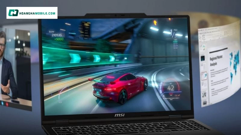 Trang bị màn hình 16 inch OLED 2K sống động. Trang bị màn hình 16 inch OLED 2K sống động.
