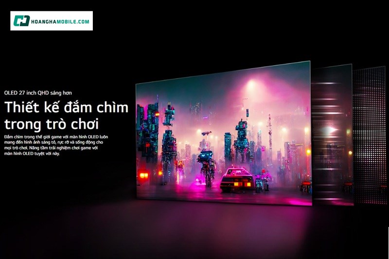 Hiển thị sắc nét, màu sắc sống động. Hiển thị sắc nét, màu sắc sống động.