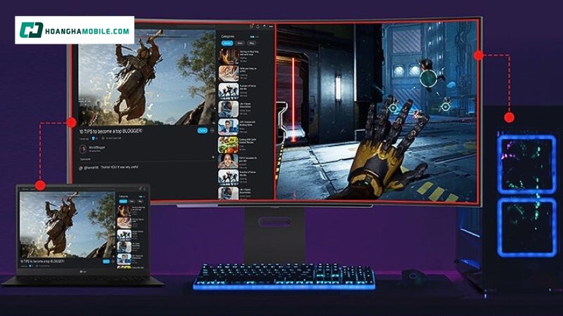 Độ phân giải 2K sắc nét, sống động tới 1.07 tỷ màu sắc. Độ phân giải 2K sắc nét, sống động tới 1.07 tỷ màu sắc.